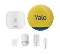 Yale Kit Allarme Smart con Sirena AL-ESTARTKIT3-1A-V1, kit da 6 pezzi, Armi/Disarmi, Controllo 4 aree, Avvisi in tempo reale, Copertura 1 km, Controllo tramite App Yale Home
