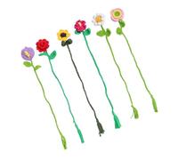 Kit all'uncinetto per adulti - Set di segnalibri per libri intrecciati a mano - Accessorio all'uncinetto fatto a mano e facile da imparare per esperti, principianti e tutti i