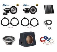 Kit Alpine linea S2 Hi Res per Mercedes classe C serie W204 DSP+Altoparlanti+...