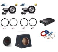 Kit Alpine S2 per BMW serie 3 modello E46 Altoparlanti + Amplificatore + Subw...