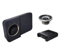 Kit Alpine Subwoofer sottosedile + Subwoofer S2-W10D4 + Amplificatore S2-A60M