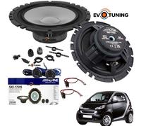 Kit Alpine Sxe1750S Casse Altoparlanti per Smart Fortwo W451 + Cavi 280W