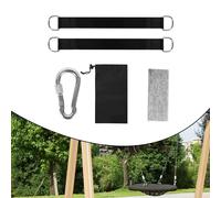 Kit Altalena Albero 2pz con Cinghie 150x5cm per Sedute Esterno e Relax