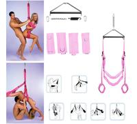 Kit altalena SOFFITTO PINK sadomaso imbragatura sesso bondage intimo xxx sex toy