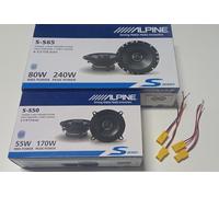 Kit altoparlanti Alpine serie S-S65 S-S50 per Alfa Romeo 146 (165mm+130mm)