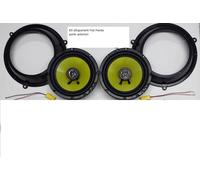 Kit altoparlanti anteriori per Fiat Panda dal 2003 120 W con supporti casse e...