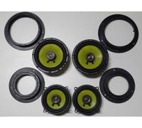 Kit altoparlanti anteriori posteriori per Mercedes Classe A W169 + supporti