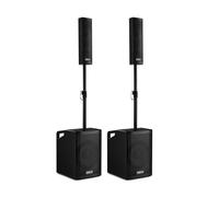 Kit Altoparlanti Attivi Vonyx VX1050BT 2.2 Custodia Protettiva Trolley BT 1150W