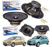 Kit altoparlanti + Cavi Casse per Fiat Punto 188 1999-12 Anteriori e Posteriori
