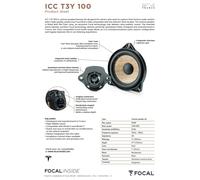 Kit altoparlanti Focal per Tesla ICC T3Y 100 Altoparlante centrale 2 vie