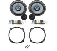 Kit 8 altoparlanti Gladen / Mosconi per BMW X5 E53 Anteriori e Posteriori