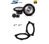 Alpine S2-S65C Kit 2 Vie Separate 6,5" 80W RMS Altoparlanti Casse Auto S-Series