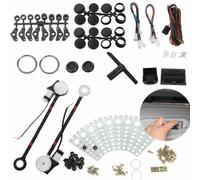 KIT ALZACRISTALLI ELETTRICI 2 PORTIERE POWER WINDOW AUTO RETROFIT 12V ALZAVETRI