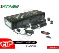 KIT AMMORTIZZATORE ANTERIORE E POSTERIORE CARBONE PIAGGIO VESPA 50 SPECIAL 12