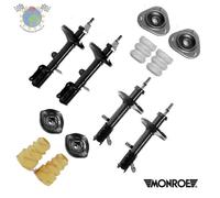 Kit ammortizzatori ant+post con supporti e parapolvere m per BMW 3 E46 33 #e4