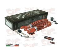 Kit Ammortizzatori anteriore e posteriore CARBONE SPORT TUNING rosso per VESPA P