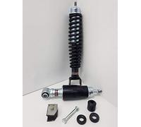 KIT AMMORTIZZATORI ANTERIORE E POSTERIORE CARBONE TIPO ORIGINALE NERO COMPATIBILE CON VESPA 50 SPECIAL ET3 125 PRIMAVERA