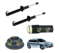 KIT Ammortizzatori Anteriore + Supporto, Tampone parapolvere per ALFA ROMEO 147