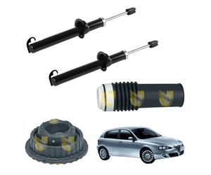 KIT Ammortizzatori Anteriore + Supporto, Tampone parapolvere per ALFA ROMEO 147
