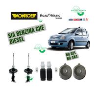 KIT AMMORTIZZATORI ANTERIORI MONROE + TAMPONI+SUPPORTI PANDA 169 1.2 BENZ 1.3MJT