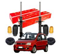 Kit Ammortizzatori Anteriori Speed Coppia Fiat Panda 169 + Tamponi e Supporti