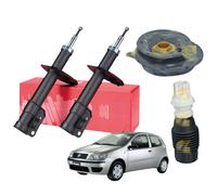 KIT Ammortizzatori Anteriori + Supporto, Tampone e parapolvere per FIAT punto