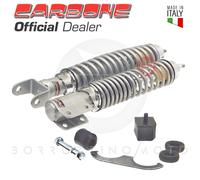 KIT AMMORTIZZATORI CARBONE ANTERIORE POSTERIORE GRIGIO VESPA PX 200 MILLENIUM