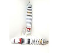 KIT AMMORTIZZATORI CARBONE ANTERIORE POSTERIORE REGOLABILE BIANCO VESPA PX DISCO