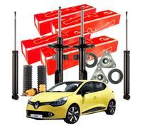 KIT Ammortizzatori Completo Speed Clio IV 8 pezzi + Riparazione Anteriore