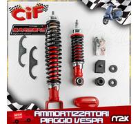 KIT AMMORTIZZATORI SPORT ROSSI CARBONE PER PIAGGIO VESPA SPECIAL L R N