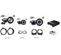 Kit amplificatore + altoparlanti Alpine S2 per Mercedes classe C serie W202 A...