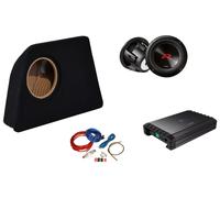 Kit Amplificatore S2-A55V + Subwoofer R2 per Alfa Romeo Stelvio + cassa chiusa