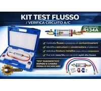 Kit analizzatore gas e olio aria condizionata Car A/C refrigerante Filler