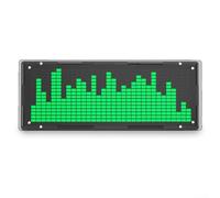 Kit analizzatore musicale a LED, scheda audio fai da te con display VU Meter, 8 effetti e controllo della luminosità, analisi della frequenza FFT in tempo reale, alimentazione USB DC 5 V, saldatura