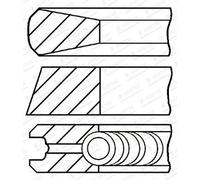 Goetze Set di anelli per pistoni 08-446400-00 per Hyundai / Kia