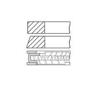 GOETZE ENGINE 08-427600-10 Kit fasce elastiche