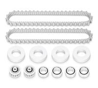 Kit anello da arrampicata, pista e ruote guida per Dolphin Nautilus CC Plus | Accessori per la pulizia della piscina, parte di ricambio per anello da arrampicata 6101611-R4, 9985006-R2 Timing Track e