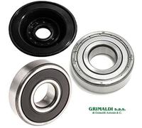 KIT ANELLO DI TENUTA CUSCINETTI LAVATRICE ELECTROLUX 1247806001 6304-2RS 6204ZZ