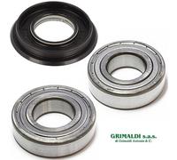 KIT ANELLO DI TENUTA E CUSCINETTI LAVATRICE LG MDS61897001 + 6205ZZ + 6206ZZ