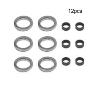 Kit Anello Guarnizione Iniettore Carburante Compatibile BWM Include Solo Dodici