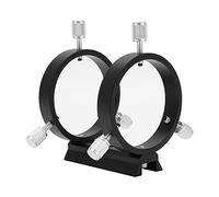 Kit Anello per Telescopio Guida, Set di Anelli per Telescopio Guida Regolabile con Diametro Interno di 43-70 Mm Anello per Ricerca Stellare per Telescopio Interamente in Metallo