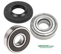 KIT ANELLO TENUTA E CUSCINETTI PER LAVATRICE 1246149007 + 6204ZZ + 6304-2RS