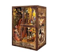 Kit Angolo Libri Puzzle 3D in Legno, Costruzione in Legno per Adulti da Costruire,Potenziare Creatività Giochi Logica,Natale Ideale Regalo