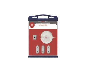 Kit Anodi Alluminio Tecnoseal per Fuoribordo Yamaha 40-60 HP (4 Tempi)