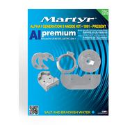 KIT ANODI ANODE MERCURY MERCRUISER 6pz ALPHA ONE serie II dal 1991 alluminium