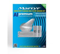 Kit anodi non originale Mercury in alluminio 75-80-90-100-115 hp