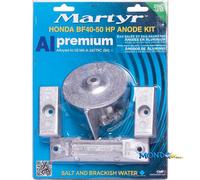 KIT ANODI PER MOTORE FUORIBORDO HONDA 40/50cv IN ALLUMINIO MARTYR