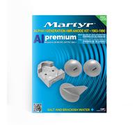 Kit anodi piede mercury Alpha 1- 1°gen 1983-1990