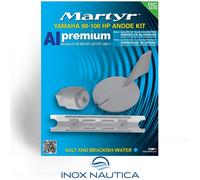 KIT ANODI YAMAHA 80-100 HP IN ALLUMINIO FUORIBORDO BARCA GOMMONE