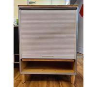 Kit anta a tamburo, Anta scorrevole for armadio in plastica ABS bianca, dimensioni multiple(45x95cm (17.7x37.4"))